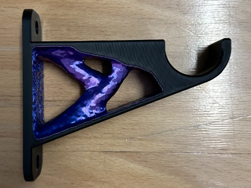 Wandhaken mit Struktur