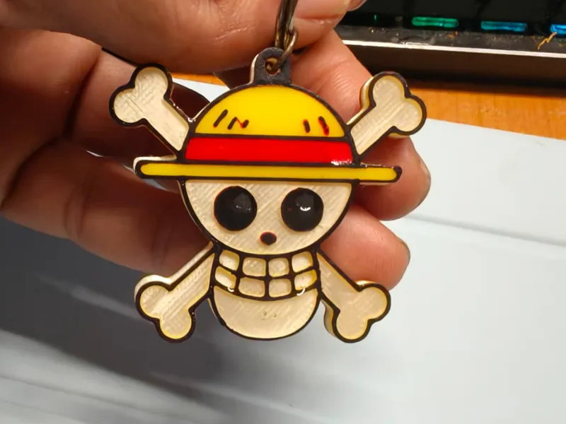 ONE PIECE SKULL LLAVERO (NO AMS)