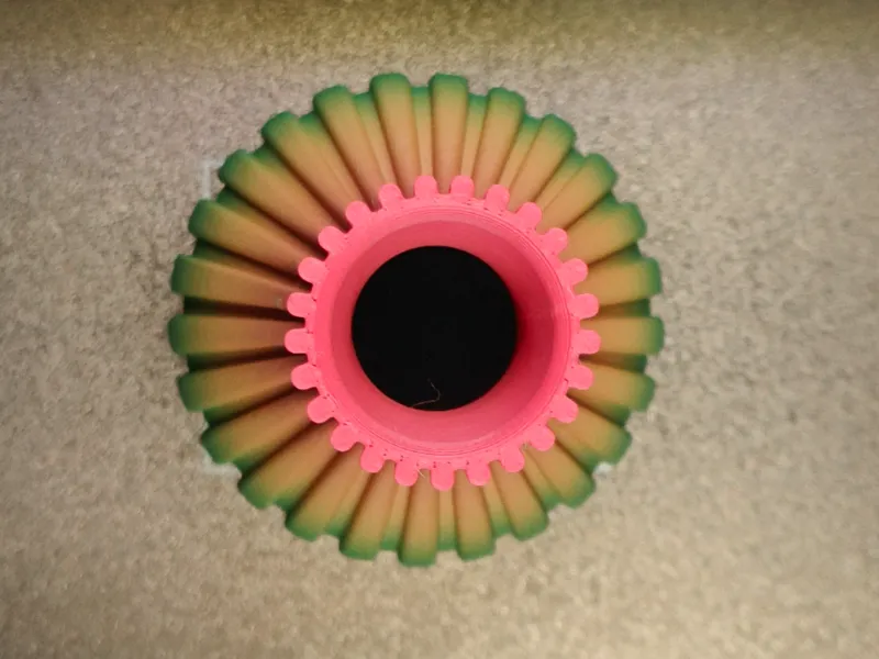 ribbed vase n.2