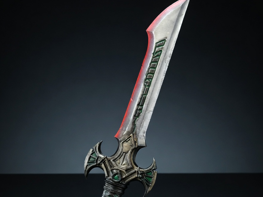 Predator Badlands Alien Sword  2 Part Cosplay Prop
