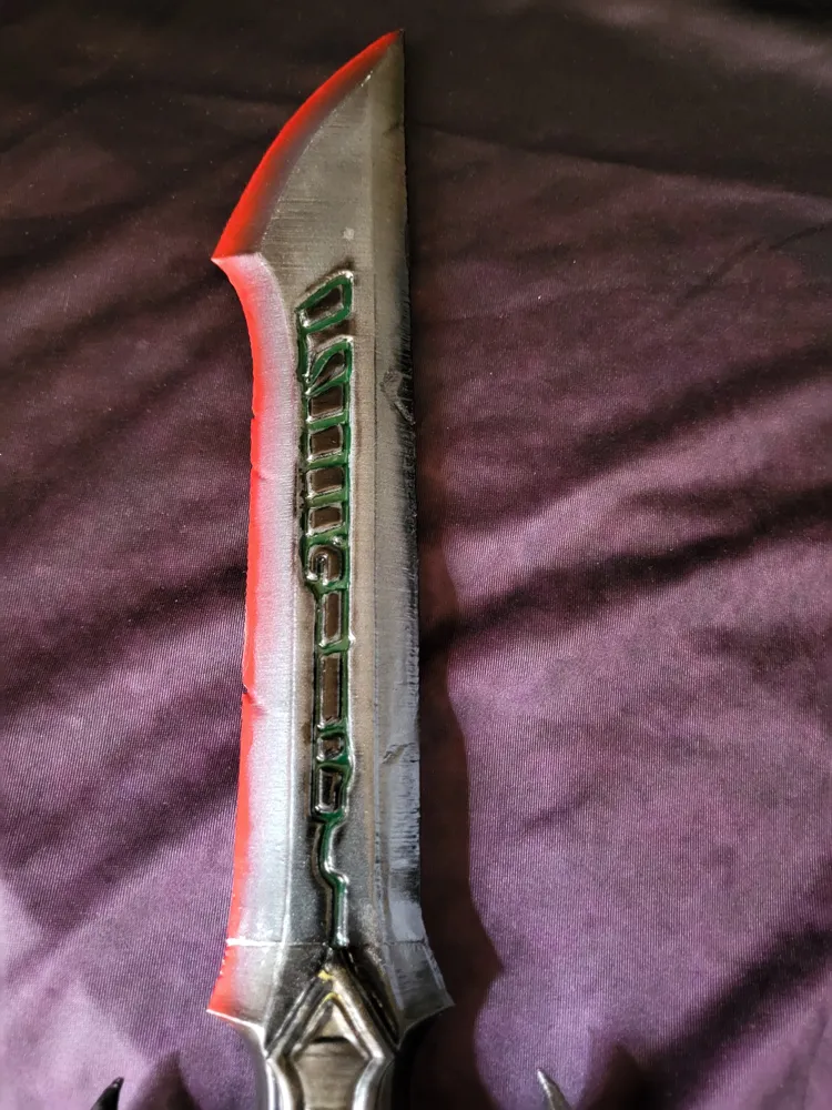 Predator Badlands Alien Sword 2 Part Cosplay Prop - Free 3D Print Model ...