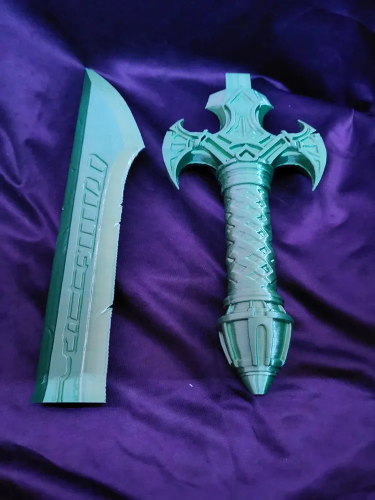 Predator Badlands Alien Sword 2 Part Cosplay Prop - Free 3D Print Model ...