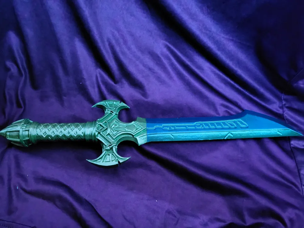 Predator Badlands Alien Sword 2 Part Cosplay Prop - Free 3D Print Model ...
