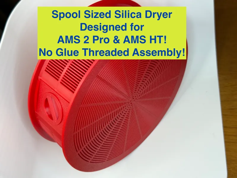 Spool Sized Desiccant/Silica Dryer/Holder