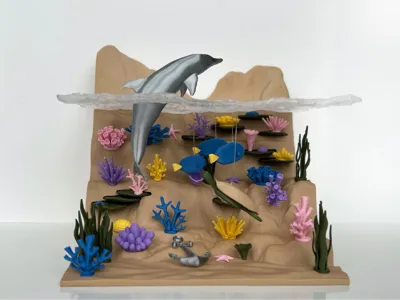 "Wonders of the Blue" – 3D Coral Reef Diorama