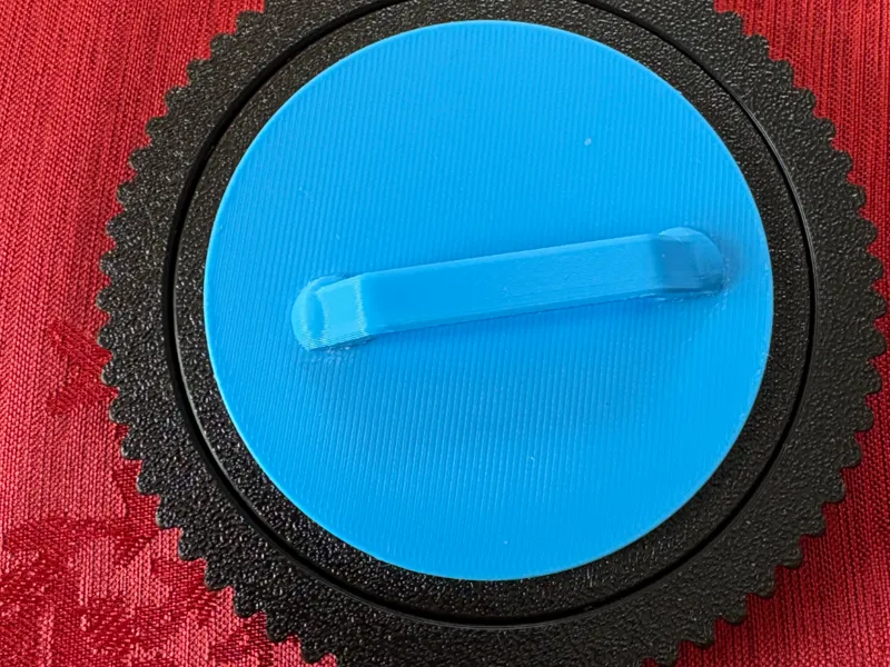 Handle and base for Orbloop The Marble run fidget