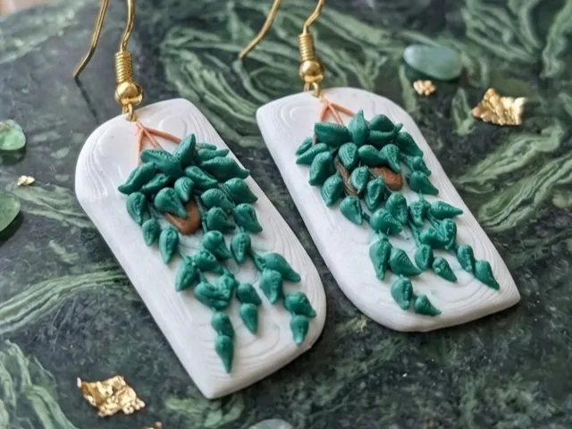 Hanging Plant Earrings