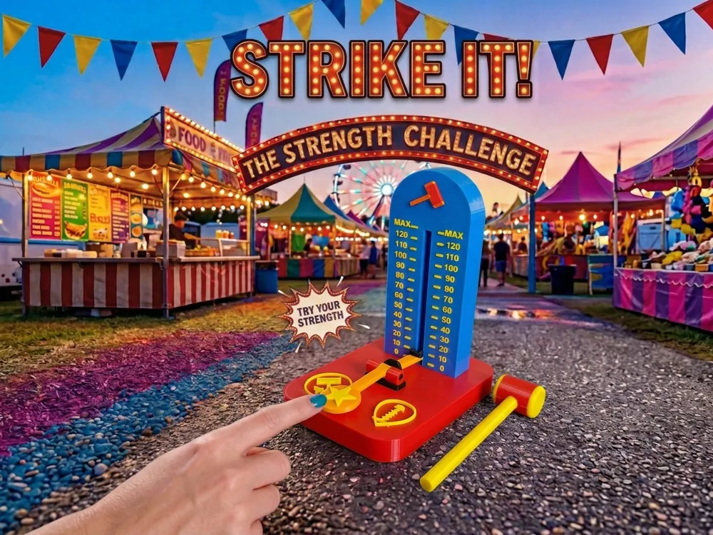 Tapa o cubierta: High striker. Referencia del modelo original.