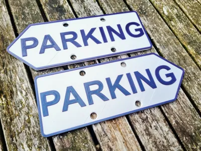 Festival Sign - Parking