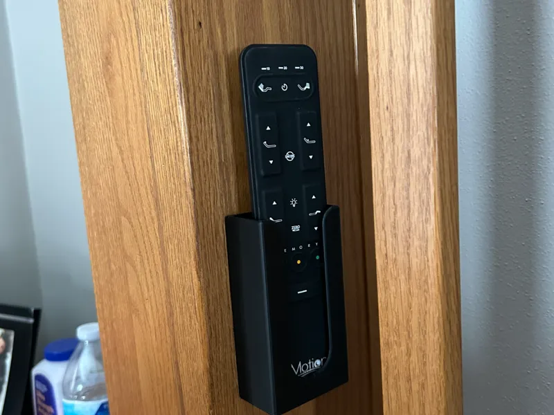 Bed remote holder