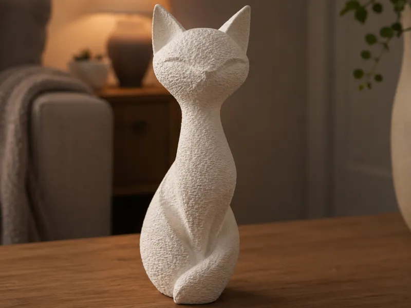 Cat statue