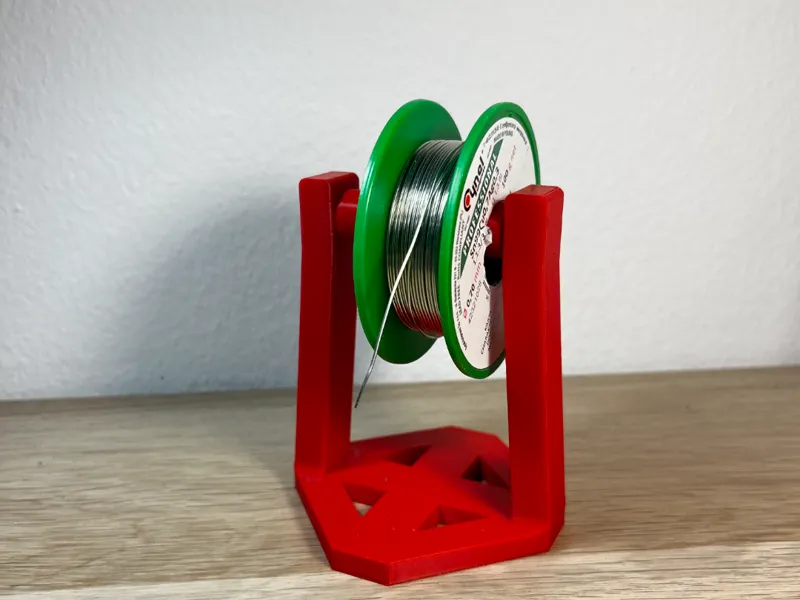 Solder spool holder