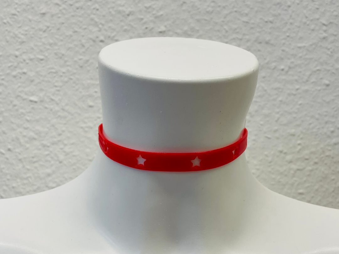 Choker Necklace with stars wearable fashion