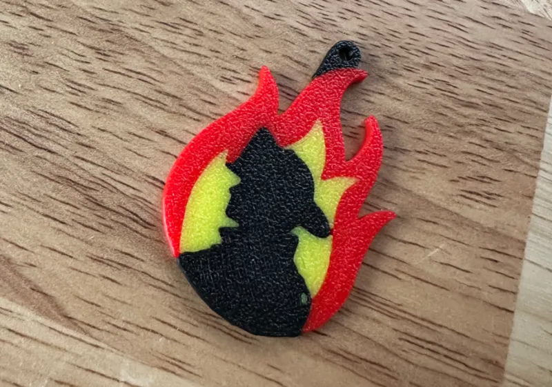 Firefighter keychain