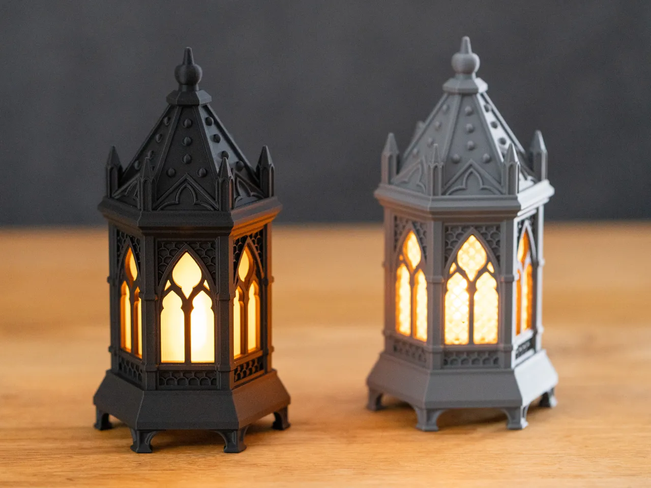 Mini Gothic Tea Light Lantern view 2
