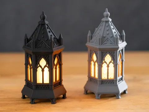 Mini Gothic Tea Light Lantern view 2