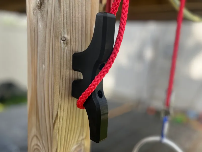 Rope Hook Cleat for Kids’ Play Tower