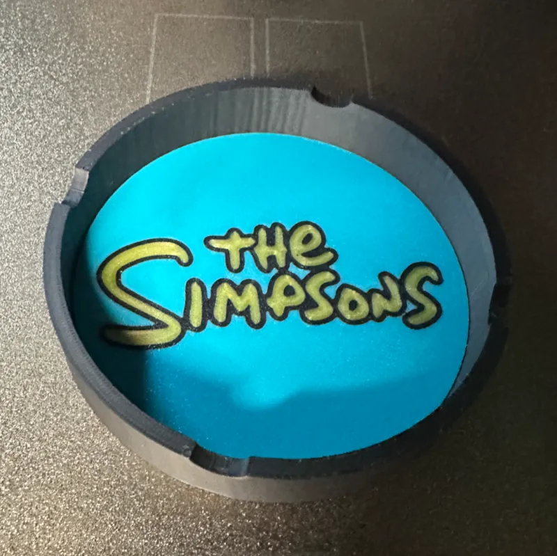 Removable base ash tray, The Simpsons!