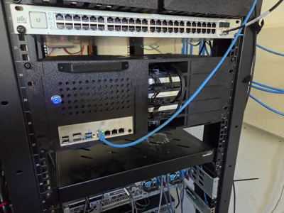 Mini-ITX 19" Server Rack NAS Case