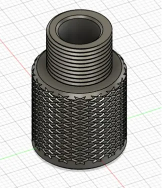 Airsoft adapter M18 internal to M14 CCW external