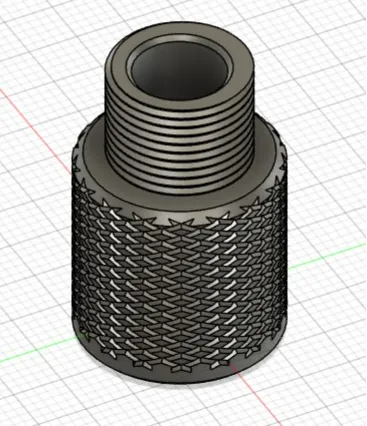 Airsoft adapter M18 internal to M14 CCW external