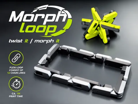 Objeto manipulable: Morph Loop - Fidget Toy — referencia de MakerWorld