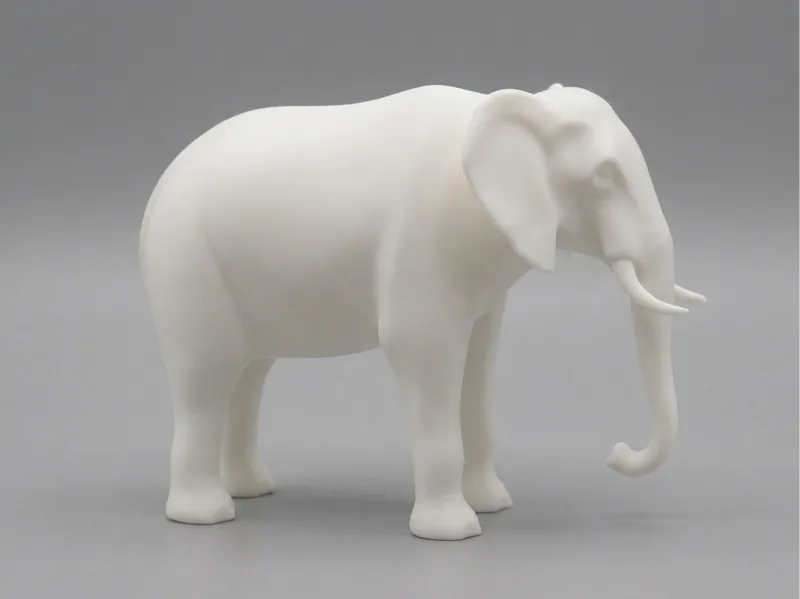 Minimalist Elephant Sculpture