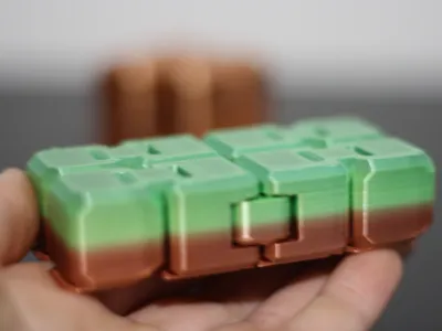 Infinity Cube FIDGET (Print In Place!)