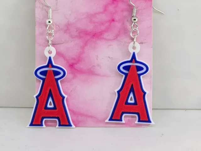 LA Angels Earrings