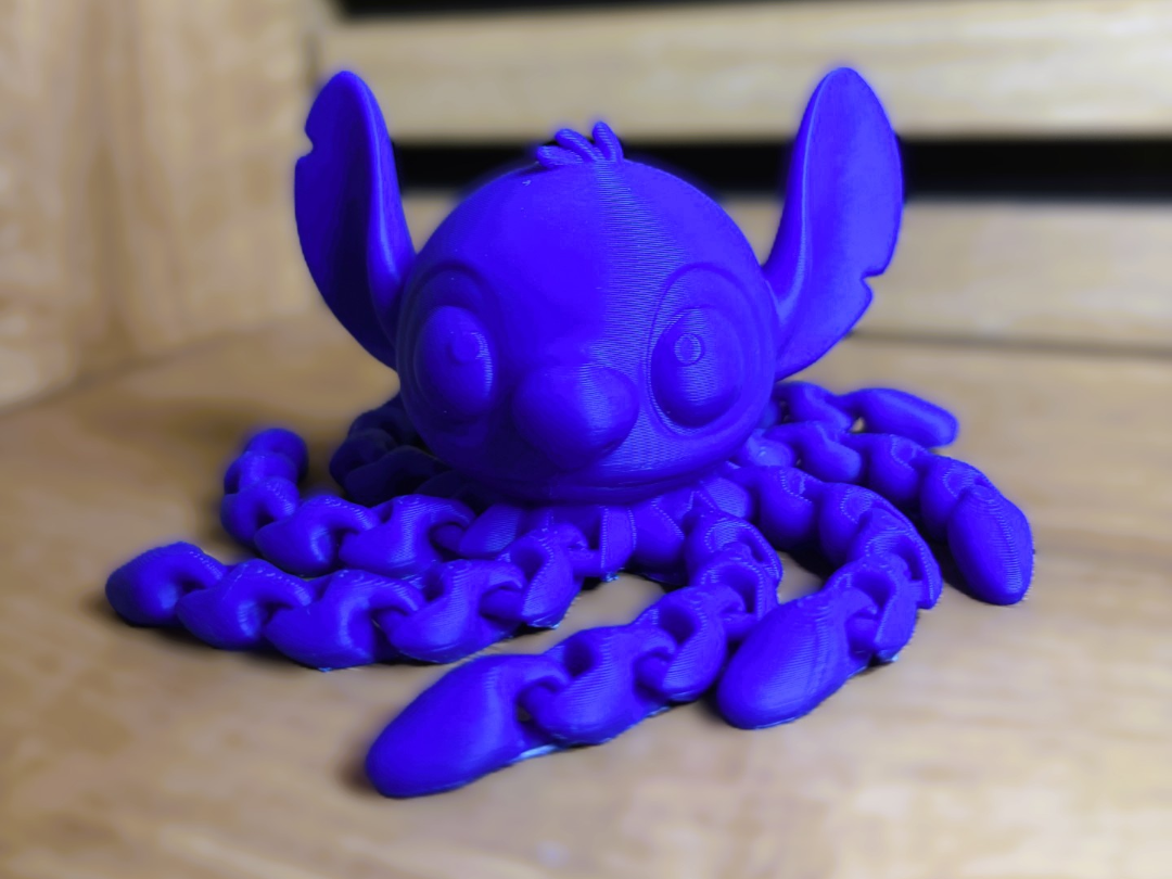 Flexi Stitch Oktopus – Fidget 3D-Print Modell