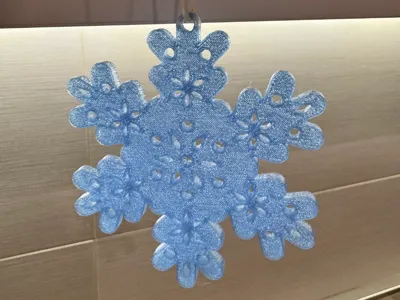 Christmas tree decoration - Snowflake 