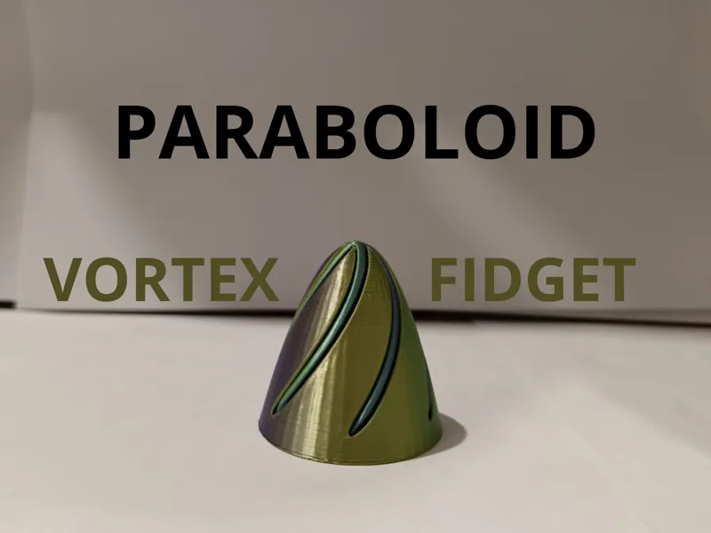 Paraboloid vortex fidget