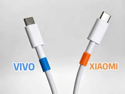 Charging cable color-coded identification rings, universal data cable differentiation clips, different specifications pre-plated