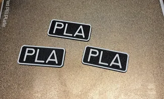 Filament storage box sign - PLA
