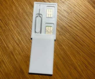Travel Sim Card and Ejector Storage