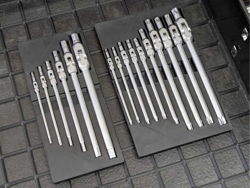 HexPro Pivot Head Wrench Holders - Gridfinity