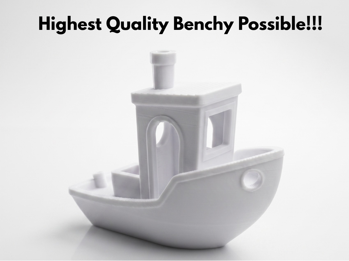Highest Quality Benchy Possible 0.2mm nozzle