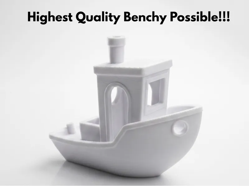 Highest Quality Benchy Possible 0.2mm nozzle