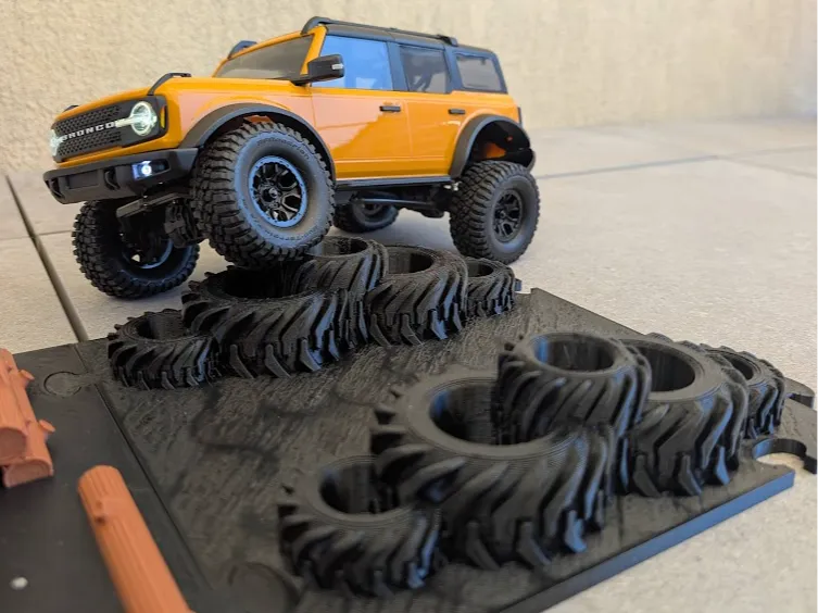 Crawler Park – Plaque Passage de Pneus 1/18 & 1/24