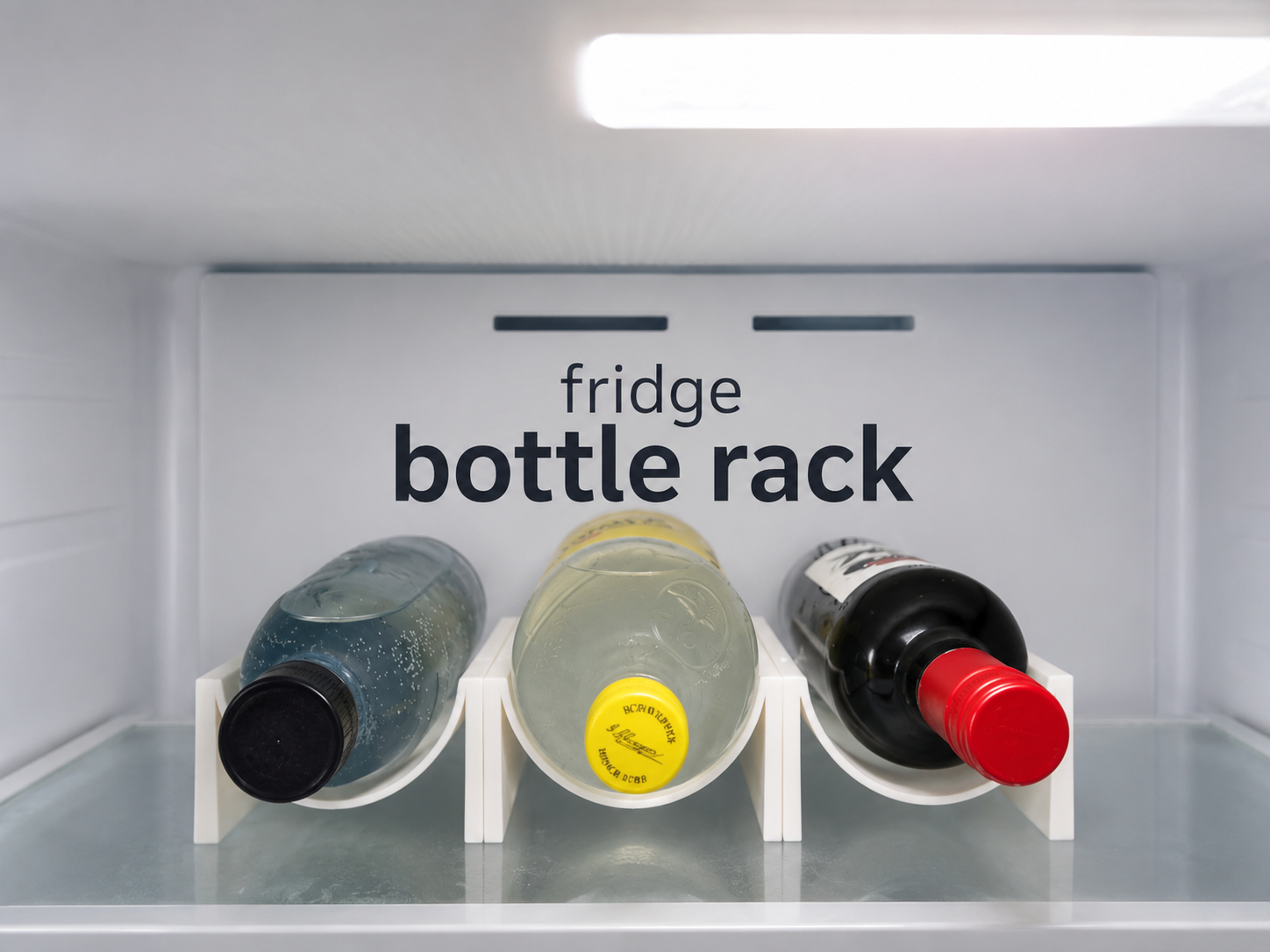Miniatura 1 do modelo 3D Modular Fridge Bottle Rack