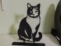 Déco murale chat noir et blanc — photo 2