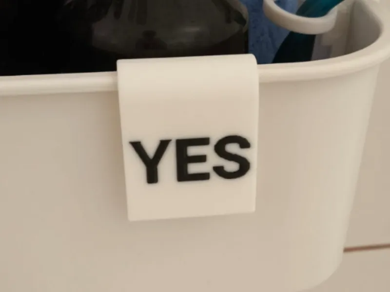 Simple hair wash reminder to hang