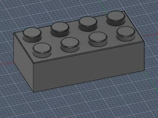 2x4 brick (day 1)
