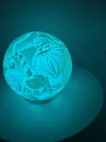 Globe photophore Le Grinch contre le Père Noël — photo 6