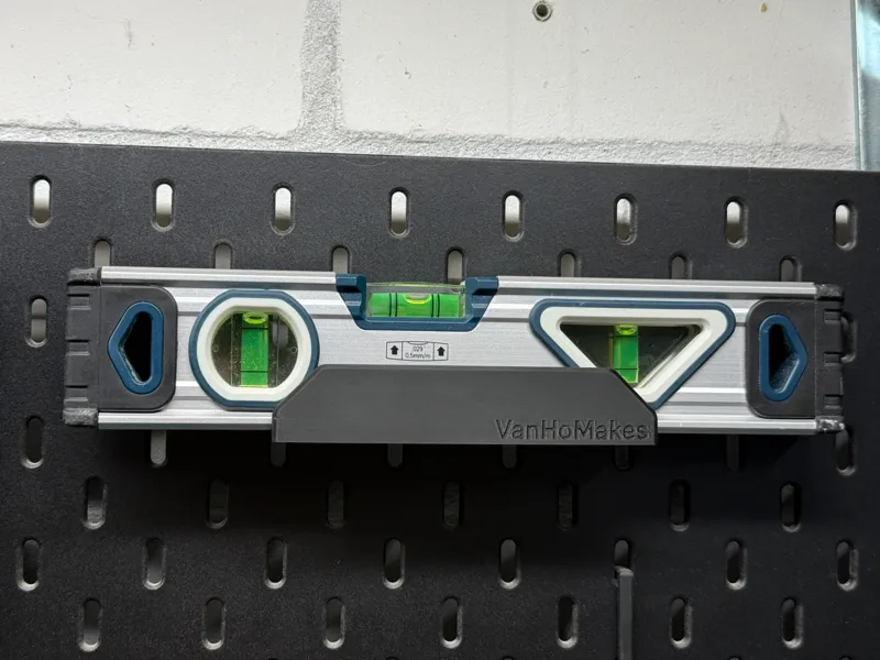 Spirit Level Holder for IKEA SKADIS | Workshop