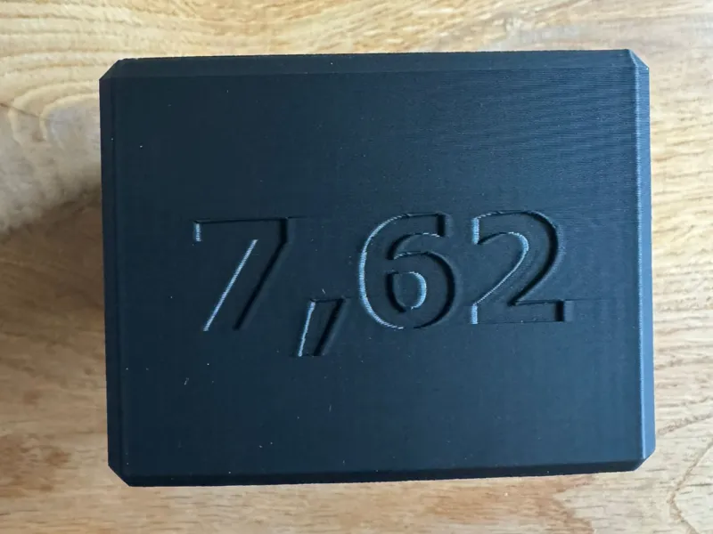 7.62 x 39 sliding ammunition box