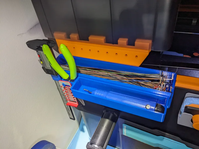 AMS Riser Caddy, Purge Line Bin, and Tool Holder