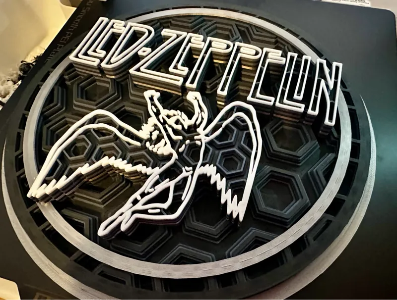 Led Zeppelin Dimensional Mosaic - With Hanger