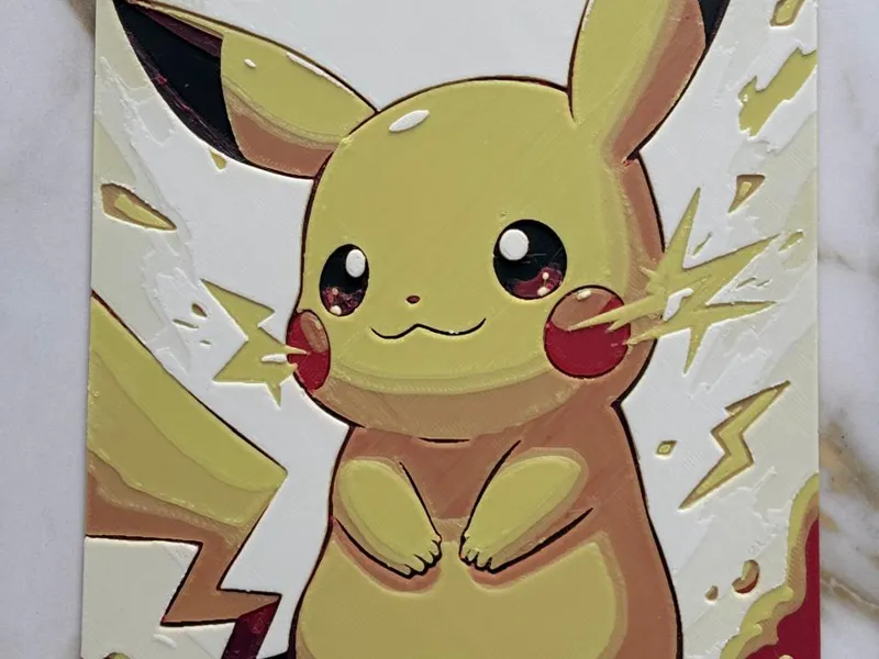 Pikachu cute 4 colors