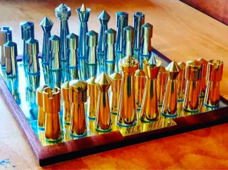 Stylised Chess Set